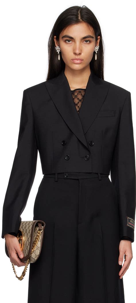 gucci blazer black|Gucci blazer price.